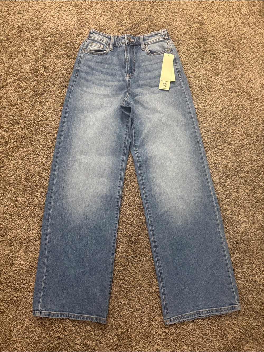 No Boundaries Light Blue Wide Leg Jeans